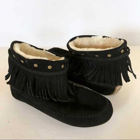 lucky brand moccasin booties